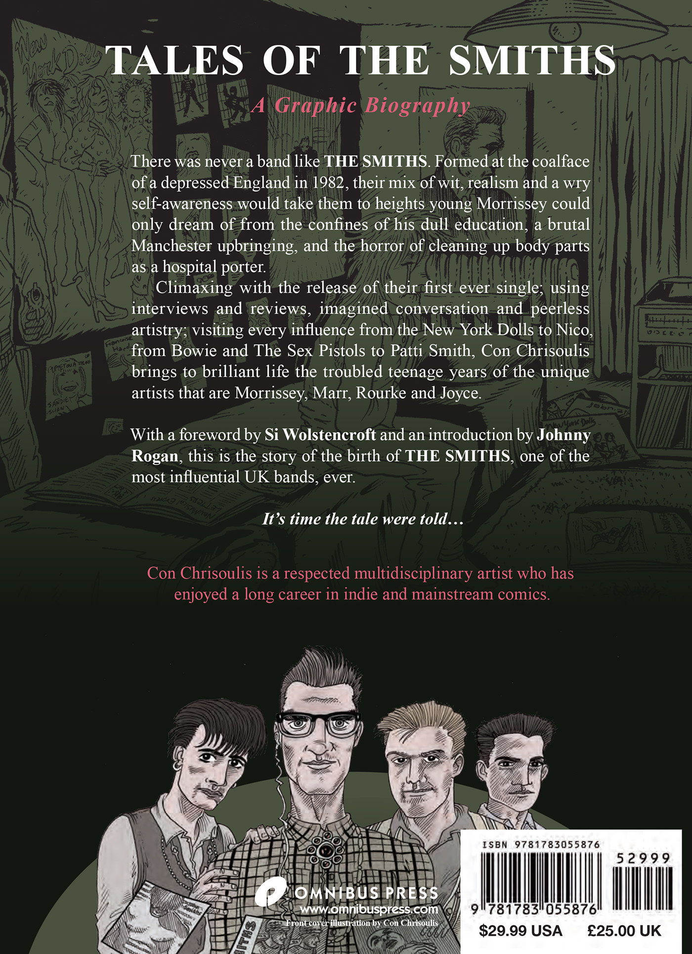 biography Graphic Novel indie indie music johnny marr manchester morrissey music smiths the smiths