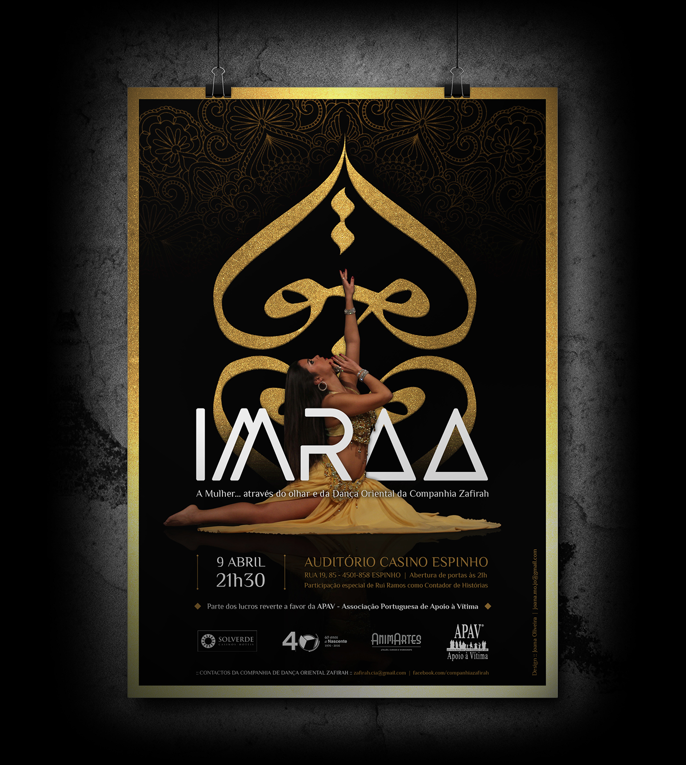 poster cartaz oriental dance Imraa DANCE   print