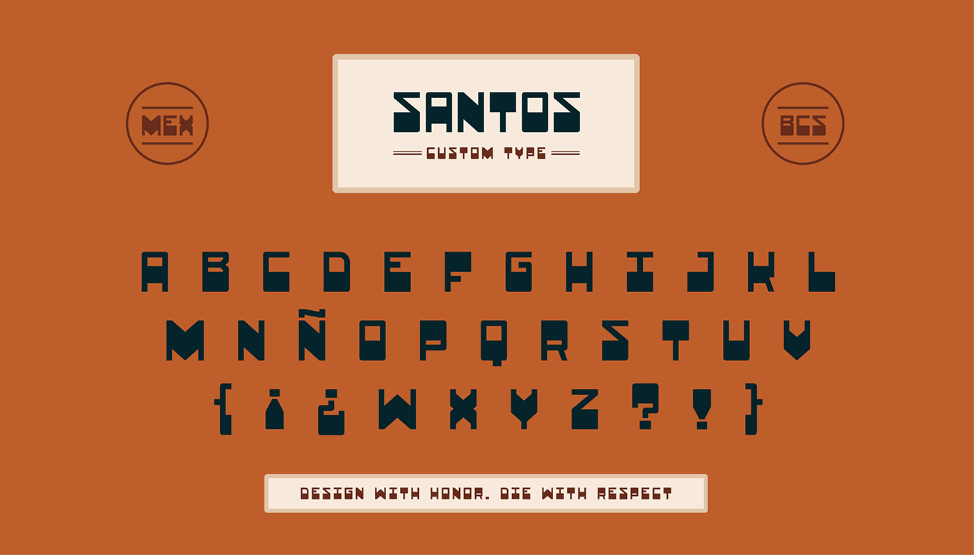 Mexican lettering old west monogram portfolio typography   branding  graphics icons portfolio