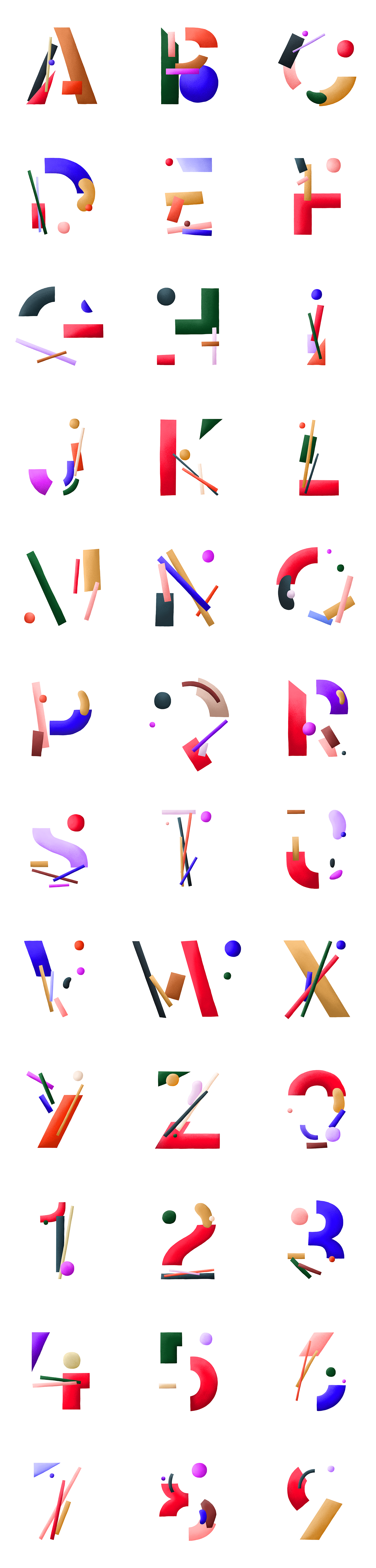 36 days type 36 days of typography   ILLUSTRATION  alphabet gt walshiem Grilli Type lettering abstract