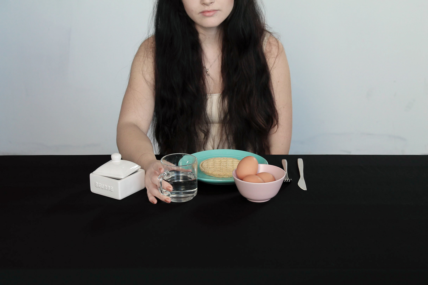 Photography  series eating disorders mental health conceptual art pastel pale Fashion  Narrative Photography dark