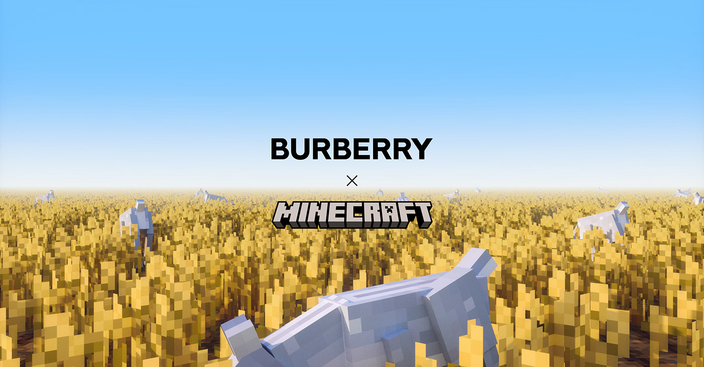 3d animation Burberry minecraft