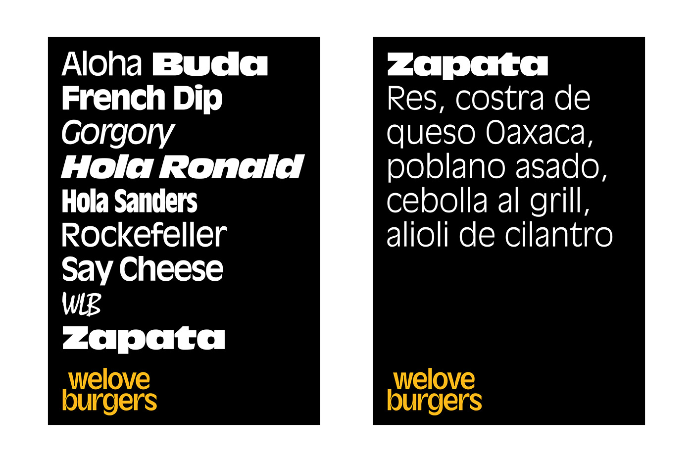 art direction  bar branding  burger Fries mexico restaurant take away type typographic