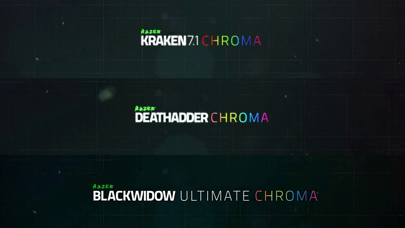razer chroma series kraken blackwidow Deathadder Gamescon motion dark cum singapore compositing