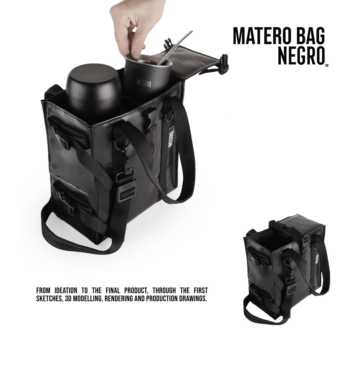 softgoods industrial design  bag product sketch matero