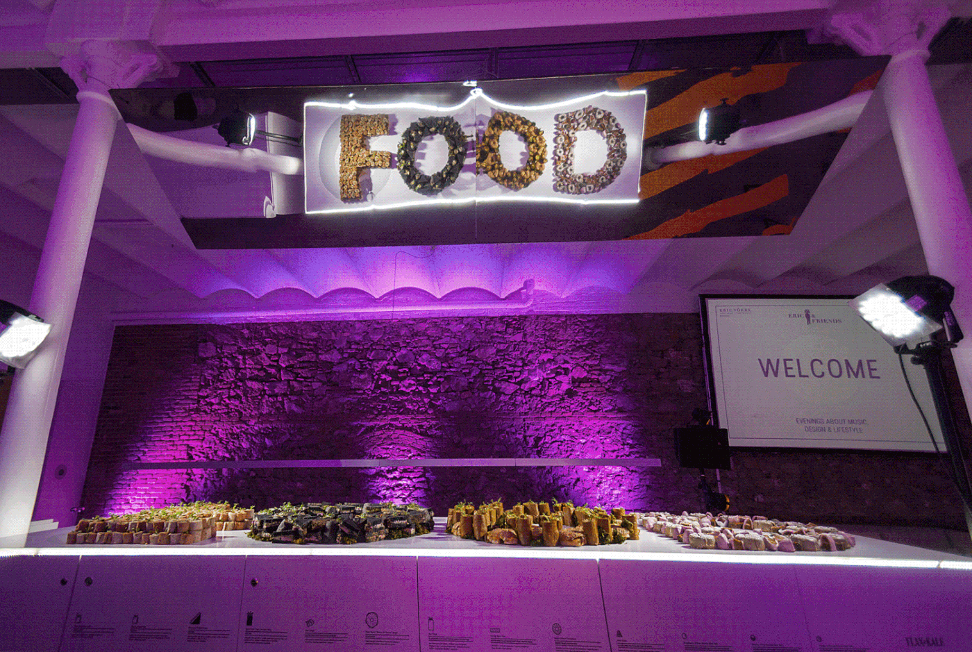 installation Food  flexitarian food graphic design  food experience Experience vegan Event music gastronomy
