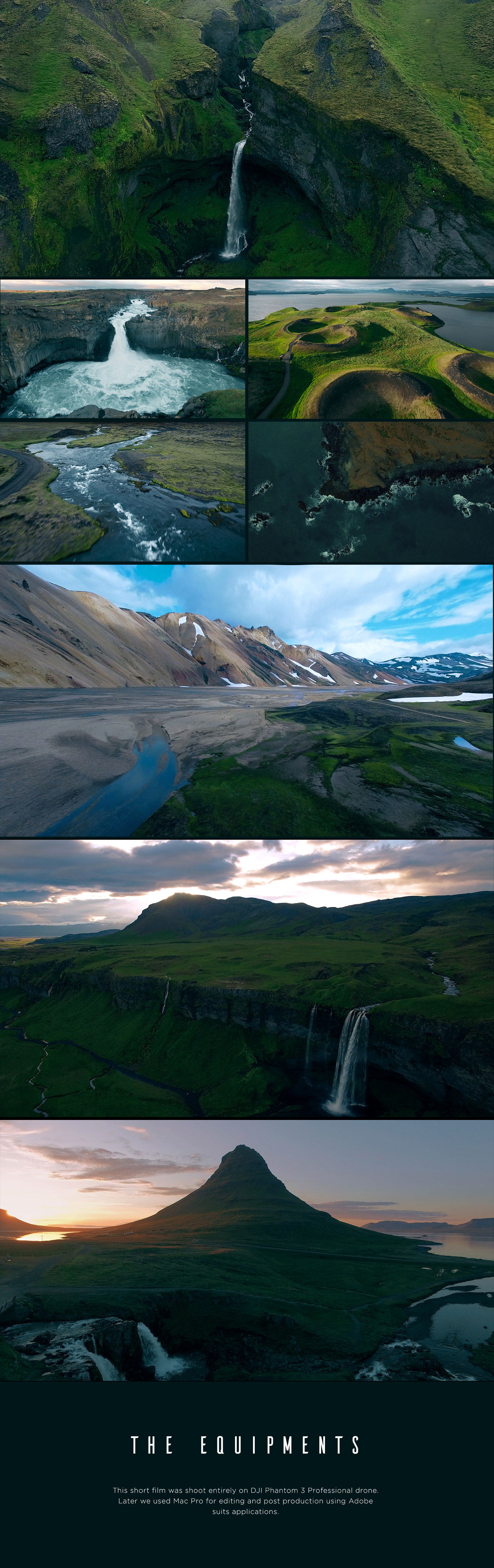 drone iceland Film   quadcopter DJI phantom movie Travel Landscape Nature