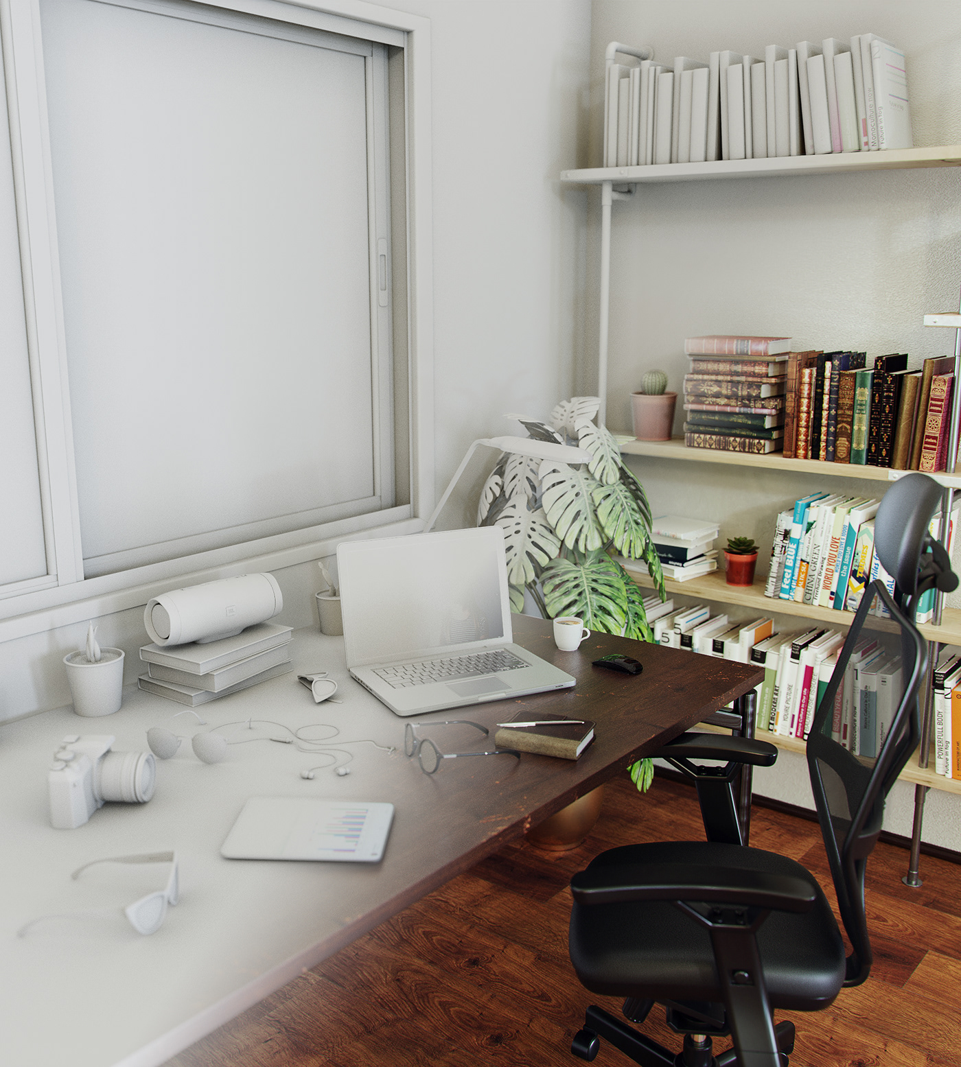 CG CGI design home homeoffice interior design  Office Render