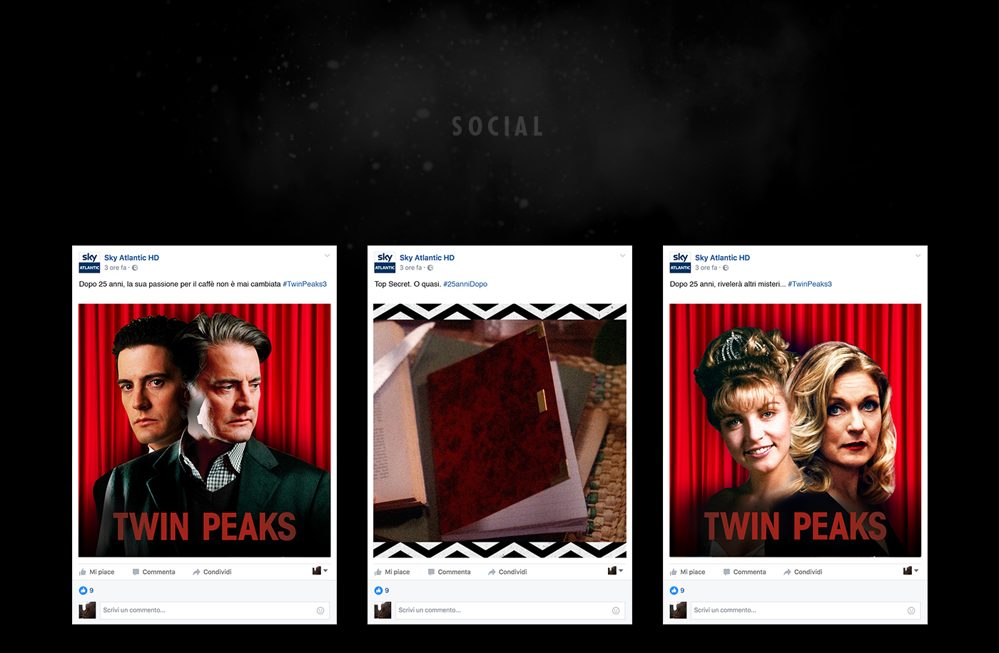 twin peaks David Lynch campaign integrated SKY Sky Atlantic tv commercial atl Radio