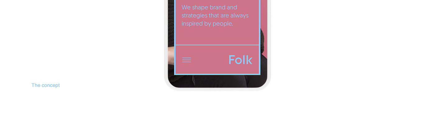 folk strategies Montreal interactive colorful palette portraits frame Cursor Responsive