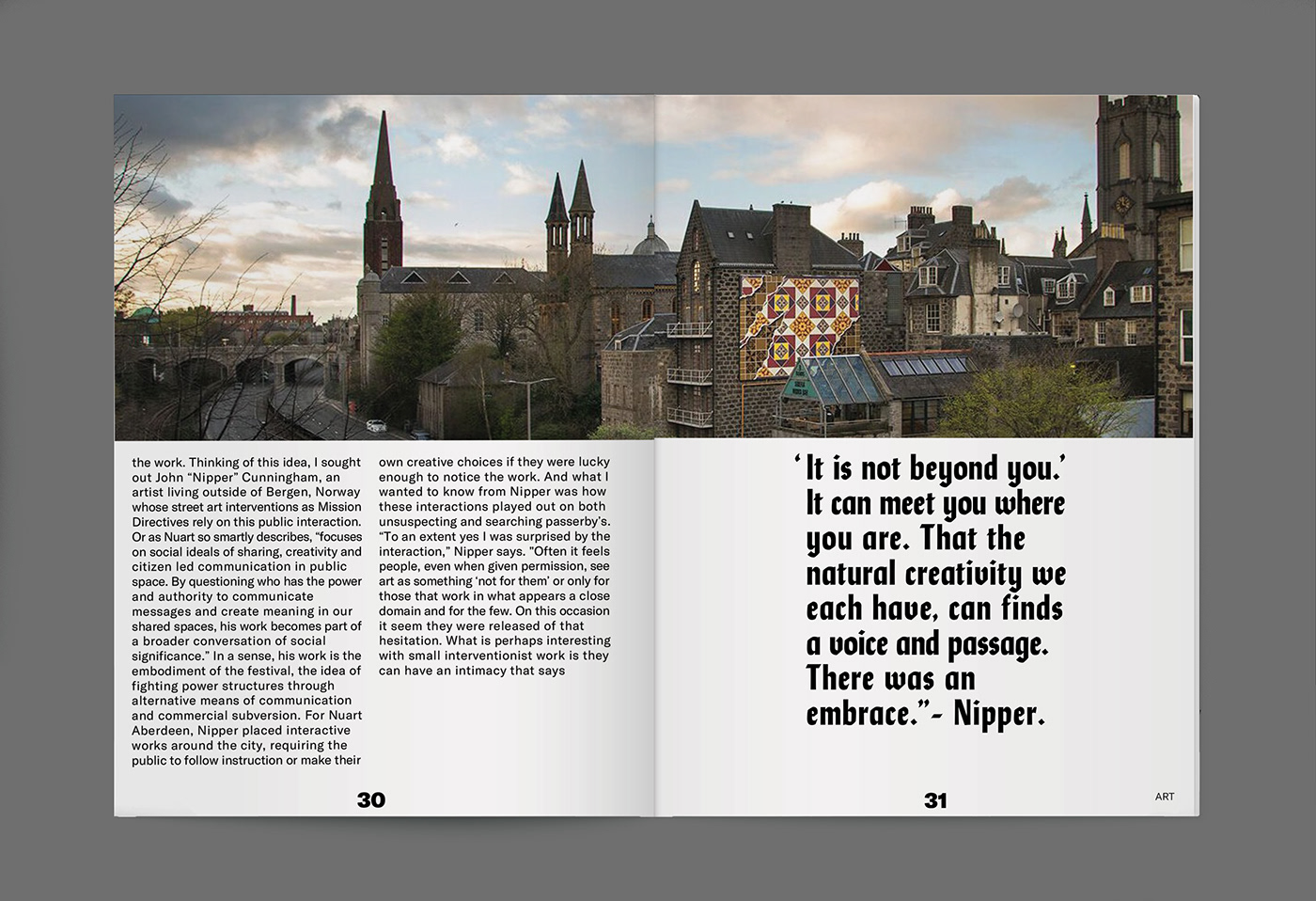 editorial Aberdeen typography   design graphic design  magazine scotland Photography 
