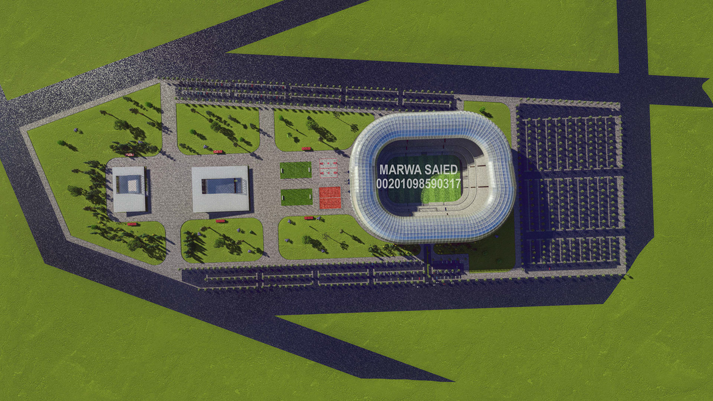 3D basketball exterior football Futbol Render soccer sports stadyum visualization