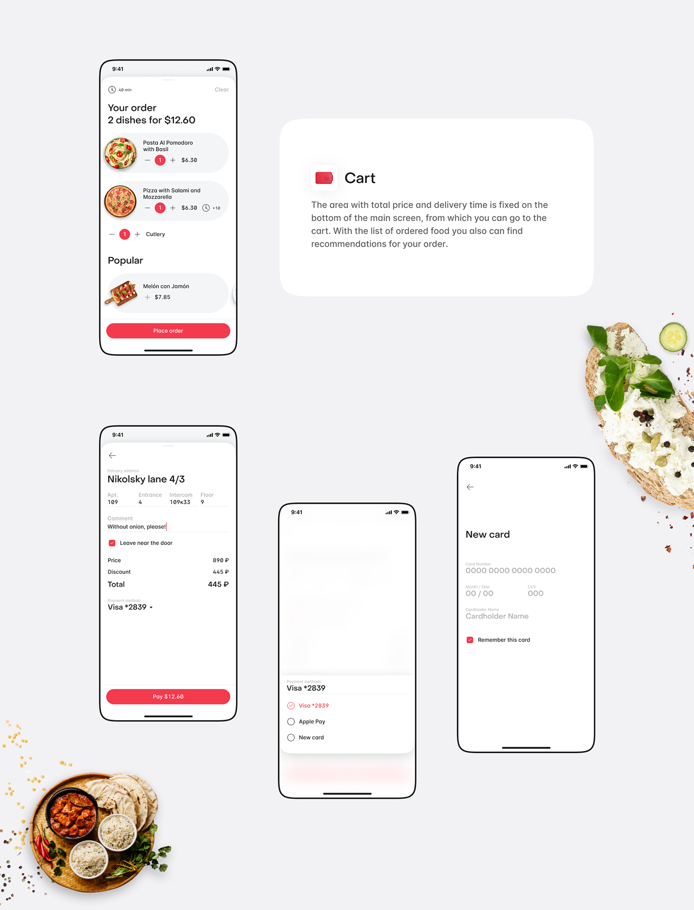 app delivery delivery app Food  food app mobile Mobile app UI user interface Restaurant app