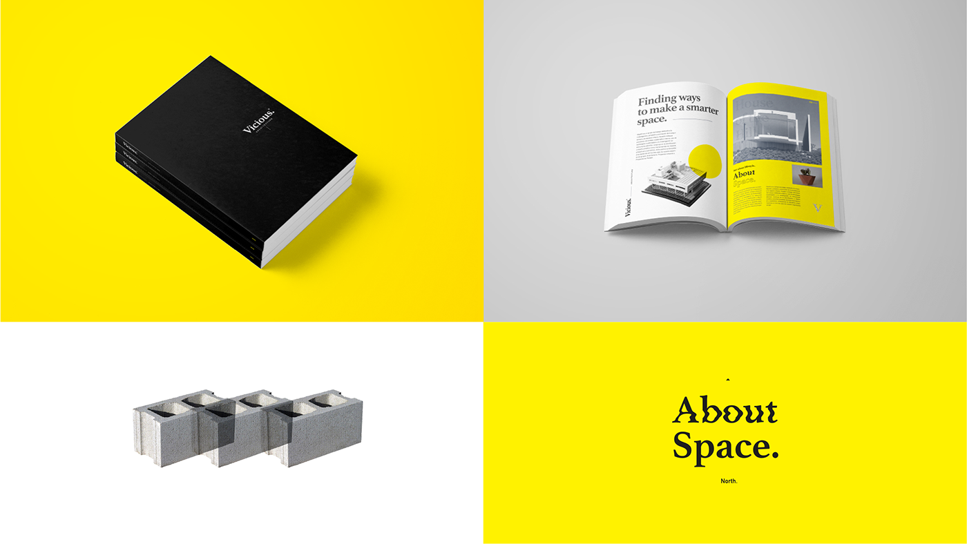 architecture brand literature Classic yellow geometry