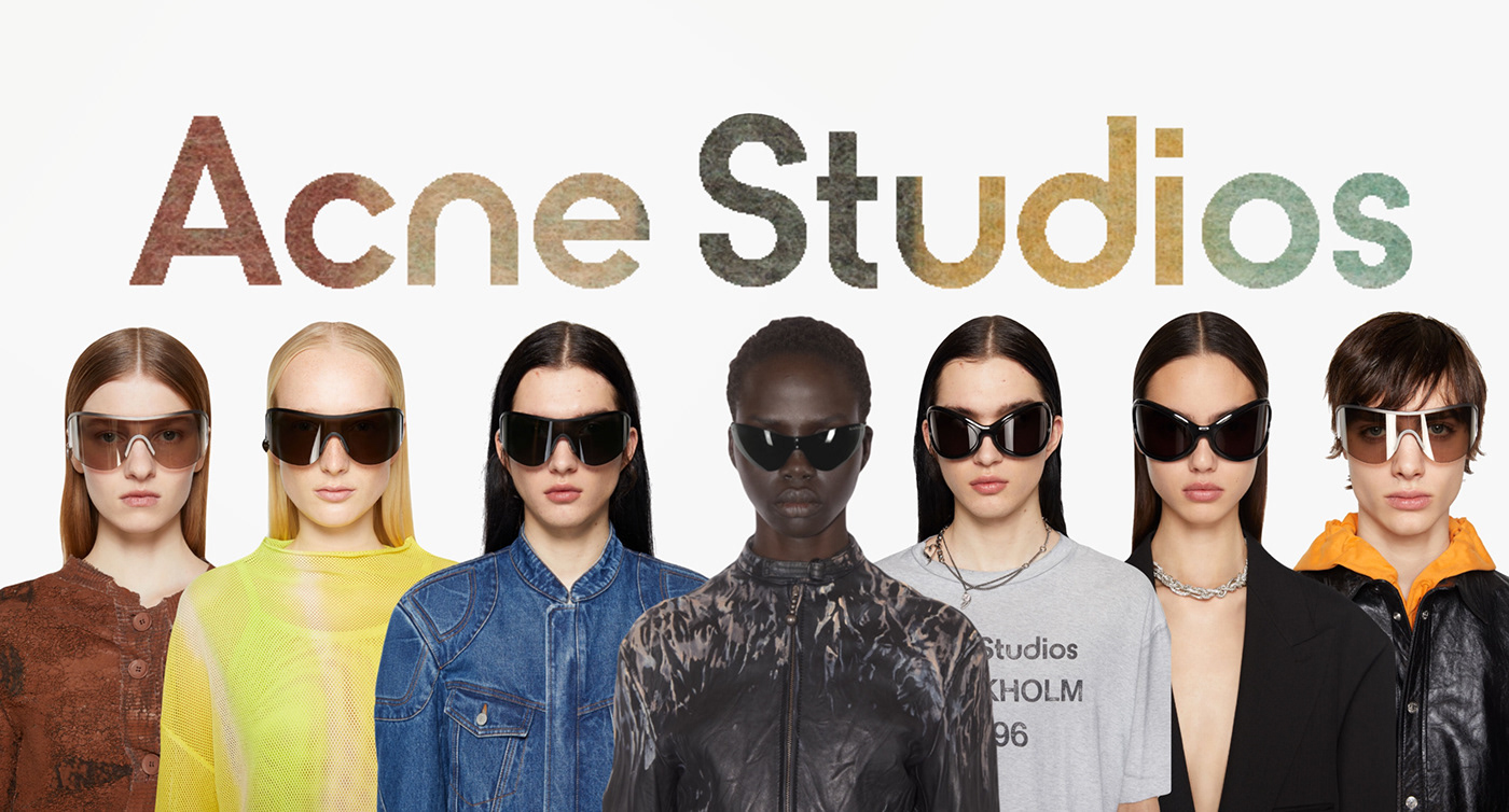 Editing  Acne Studios Collection Fashion  graphic design 