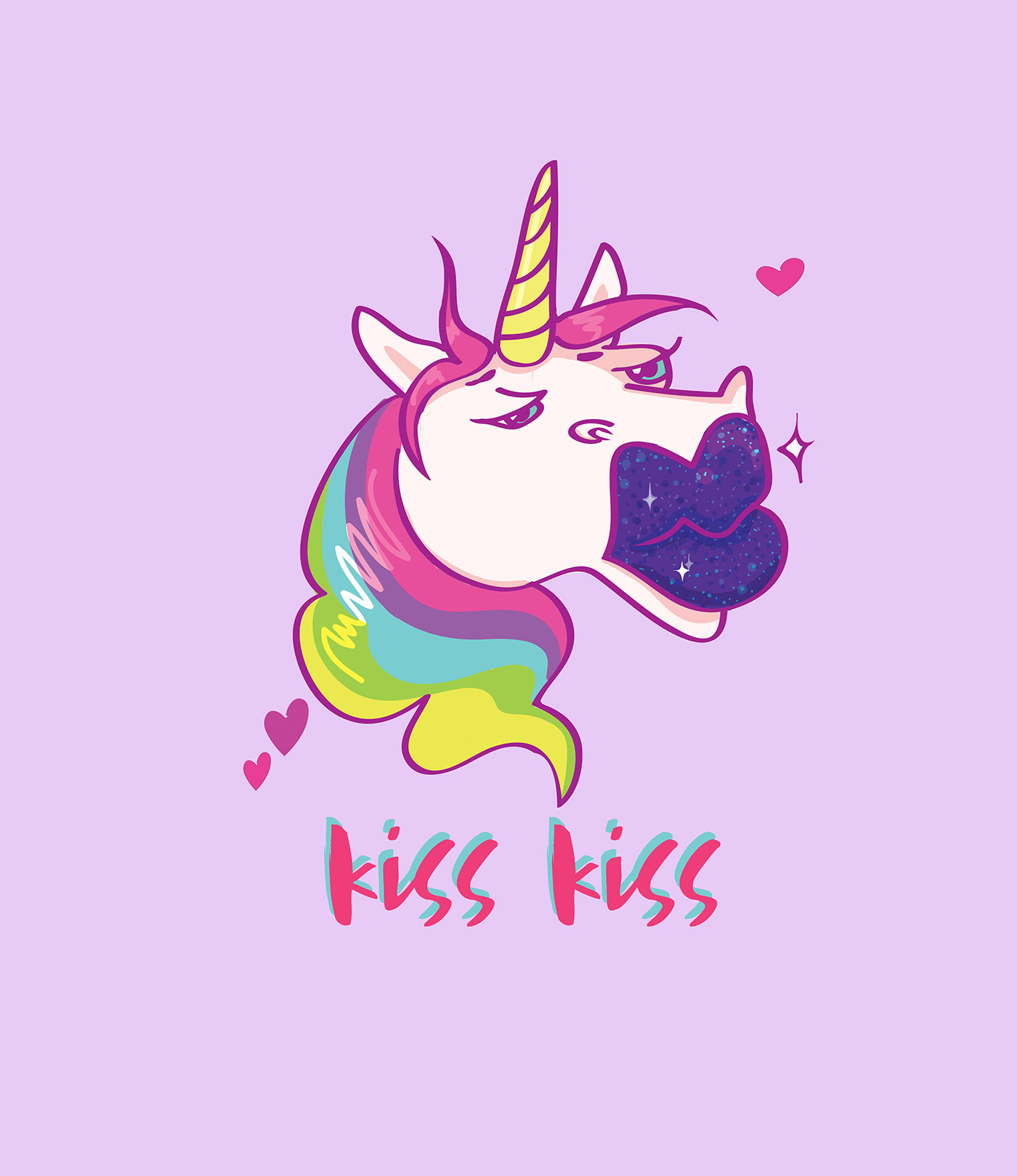 unicorn rainbow beach cute horse Glitter pink girly