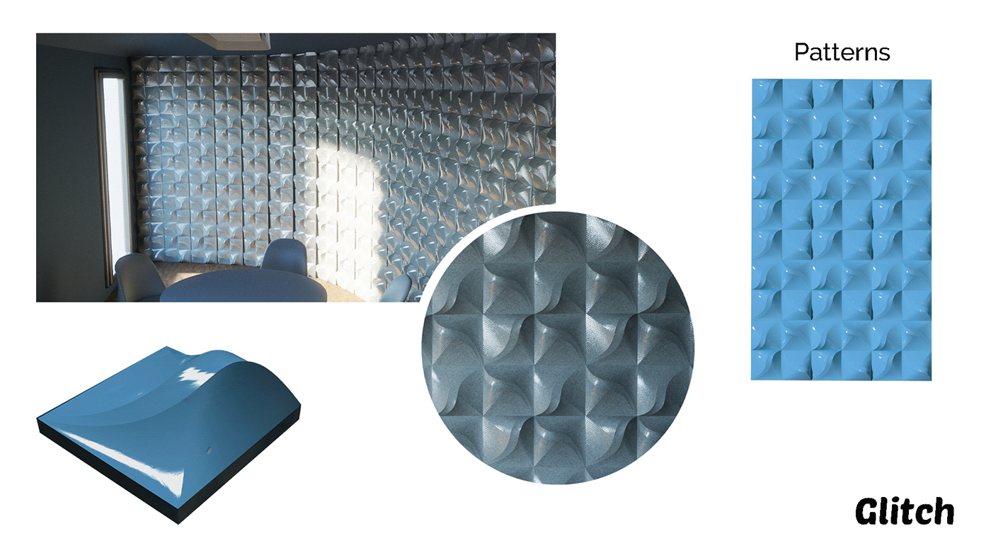 interior design  wall tiles ceramic decoration Render archviz pattern ceramic tiles