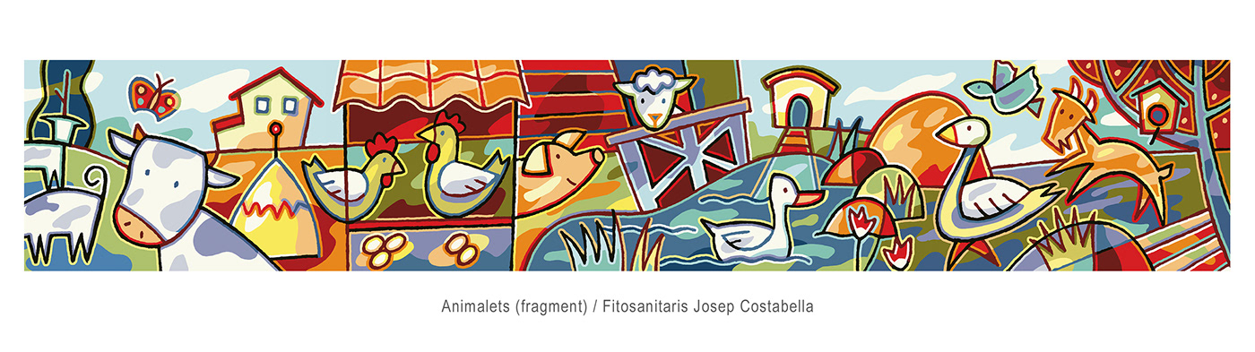 ilustration ilustracion Pintura mural Murals Decoración stands Arte corporativo Albert Rocarols barcelona