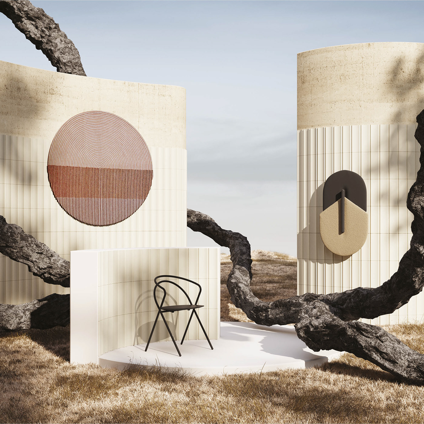 3D art direction  artwork CGI Digital Art  furniture ILLUSTRATION  Massimo Colonna mut design product design 