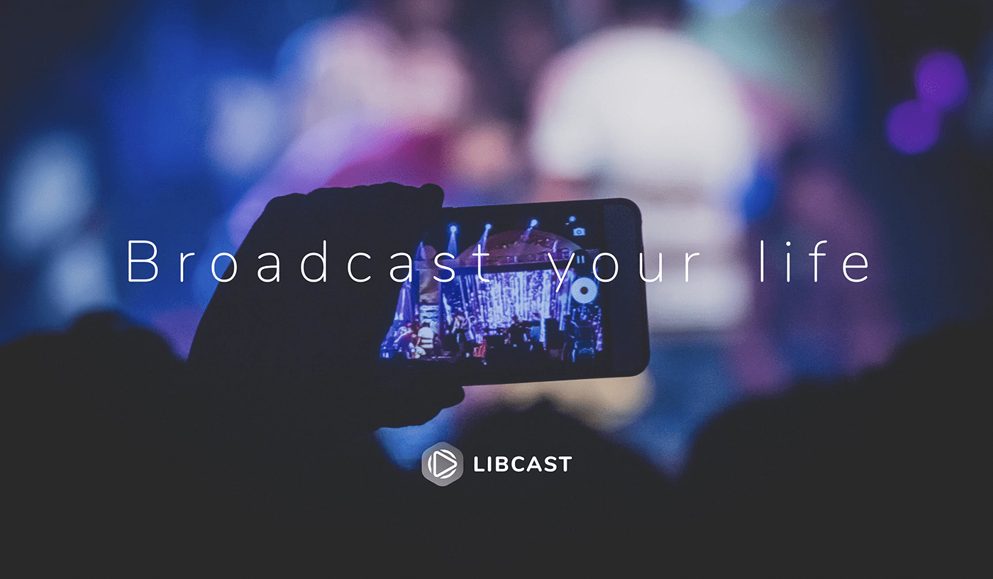 libcast Rebrand logo video player UX design marcello di giovanni gradient redesign brand