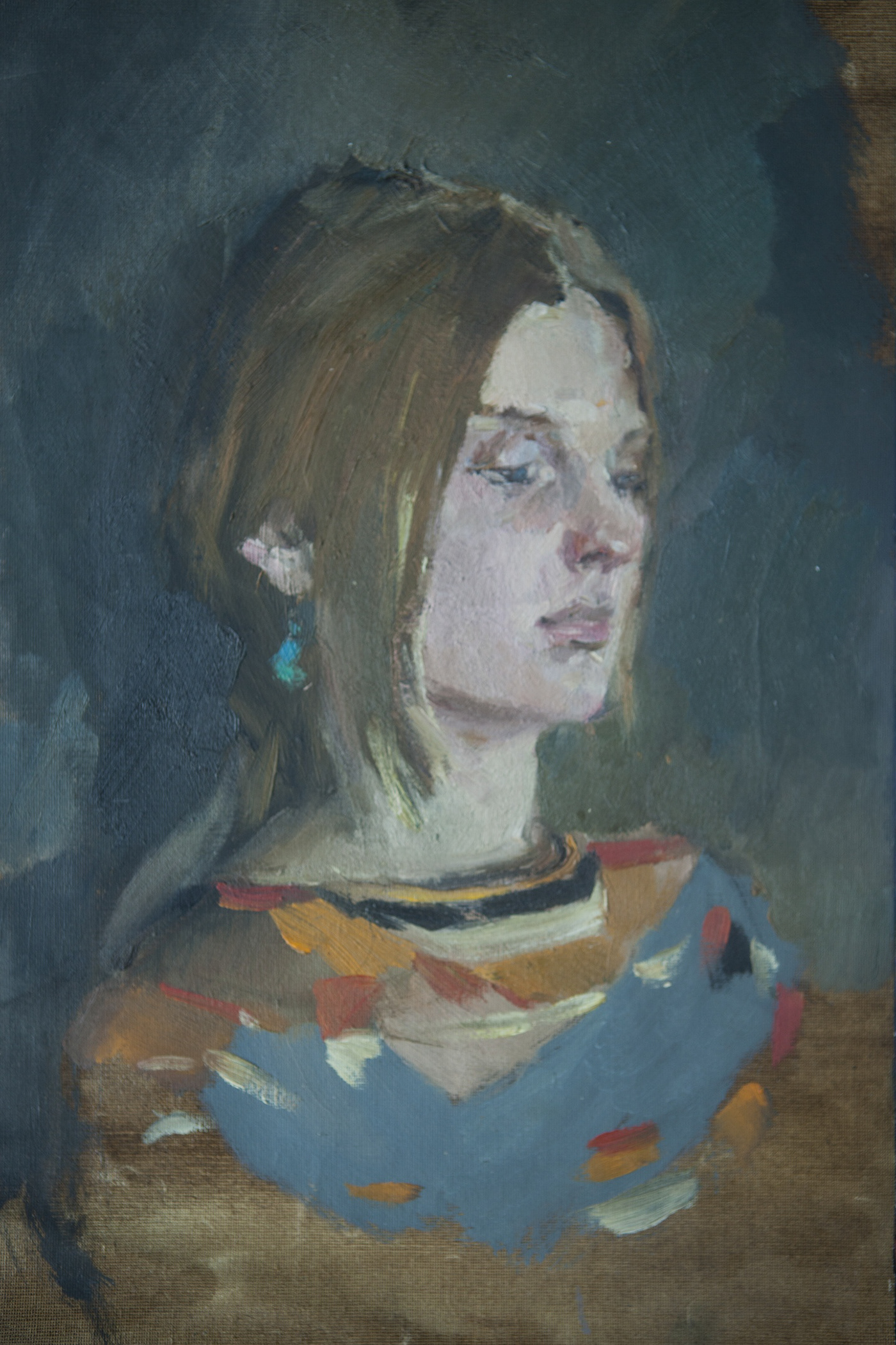 oil canvas danilmariia danildanilovskii Portret girl Realism