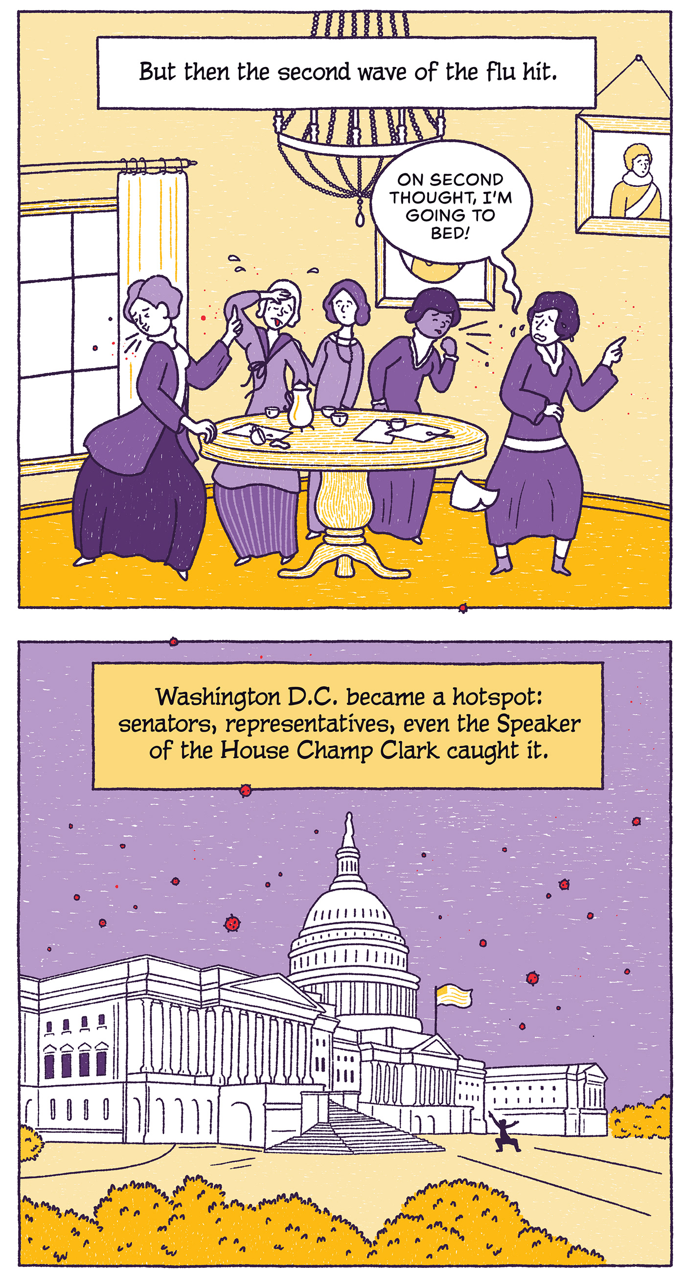 comics history spanish flu Suffrage The Nib U.S. history women's history