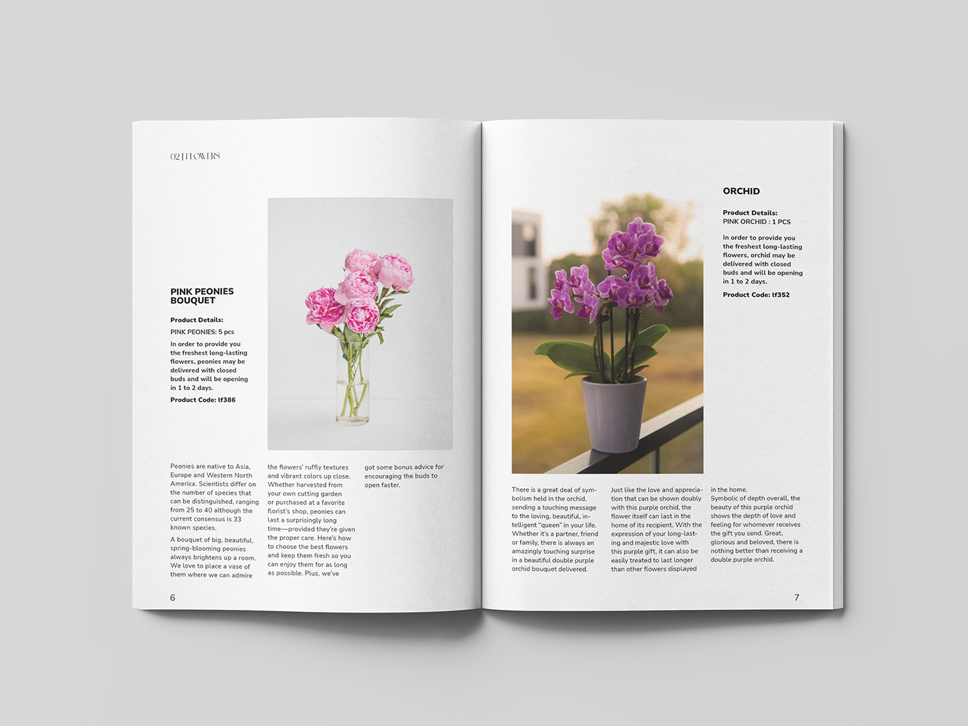 brochure Catalogue design magazine Plant catalogue plants Product Catalog
