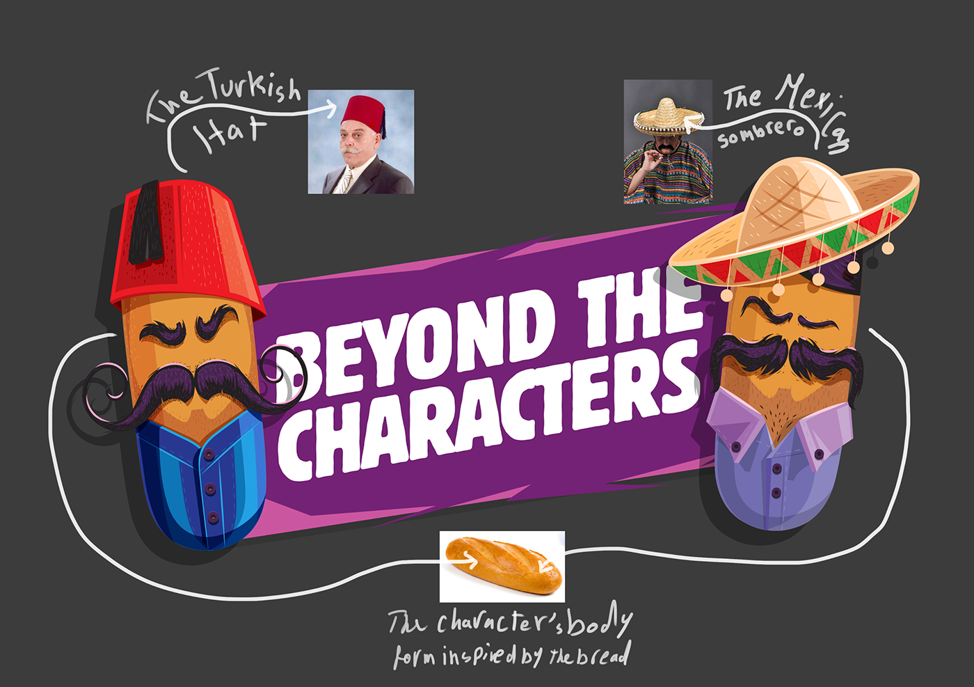 Character Mexican Food Advertising sandwich visual bread turkish master visual visual identity Burger King