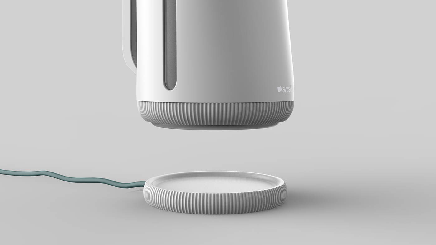 concept design industrial kettle minimal model product Render
