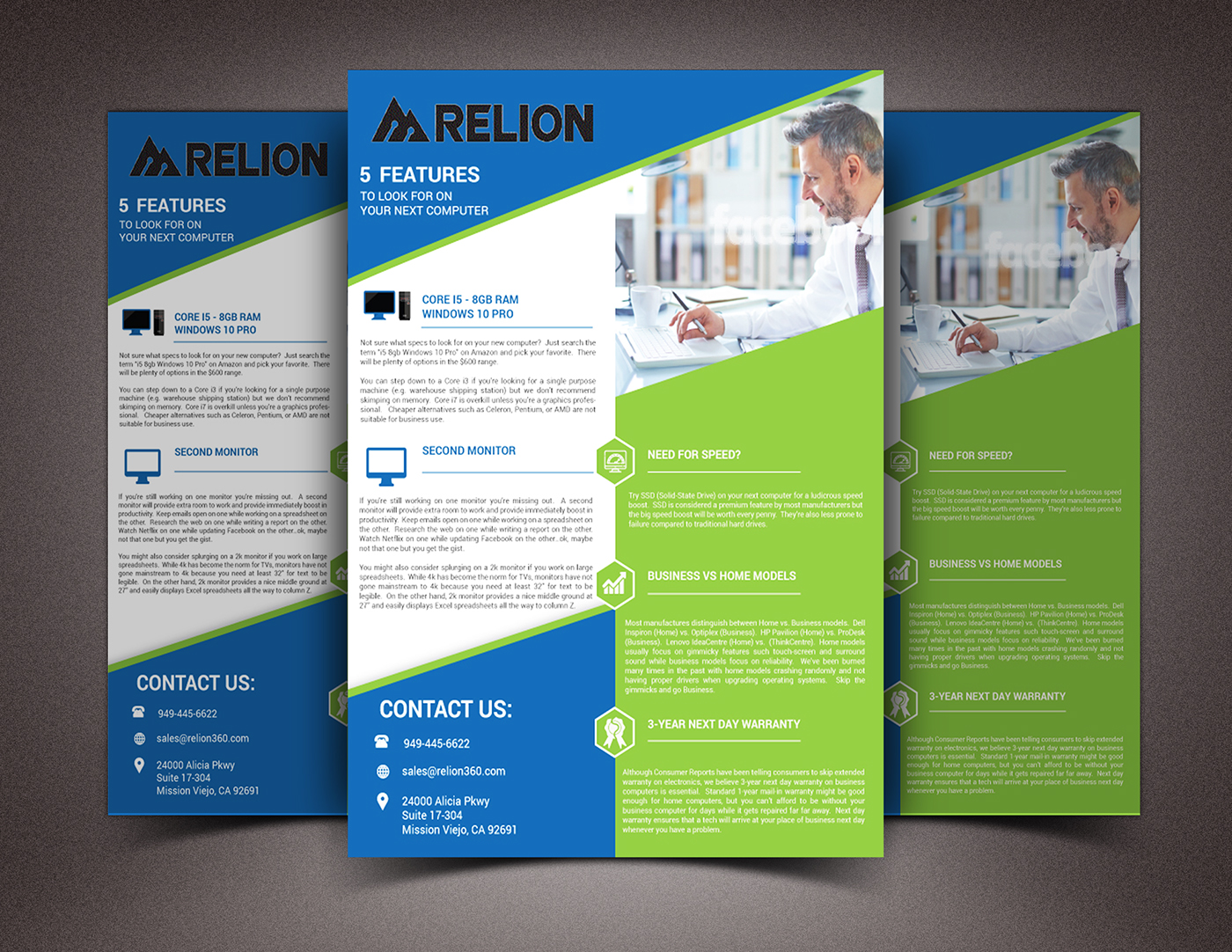 advertisement agency flyer agency publisher agent black blue clean design corporate flyer corporate new flyer