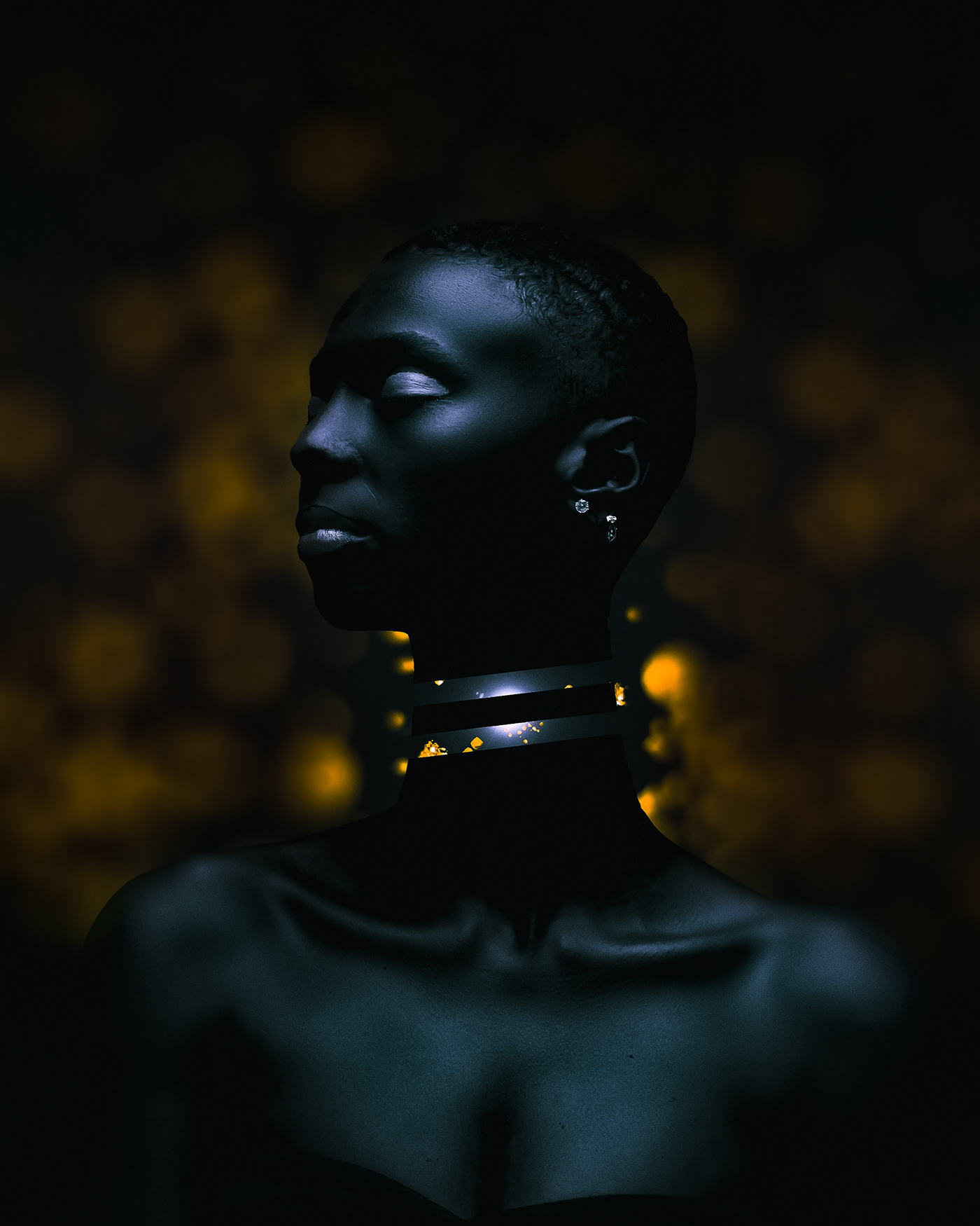 beauty beauty photography melanin surreal portrait retouch editorial minimal minimalist dark