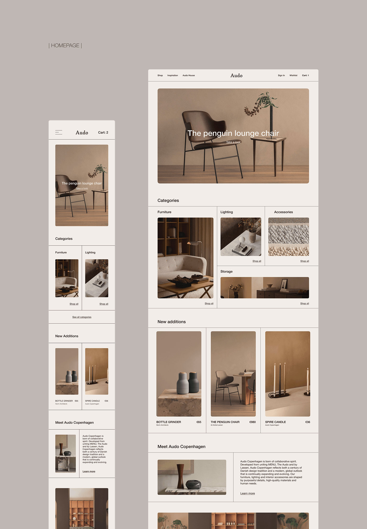 Website Web Design  UI/UX furniture interior design  store shop UI ux