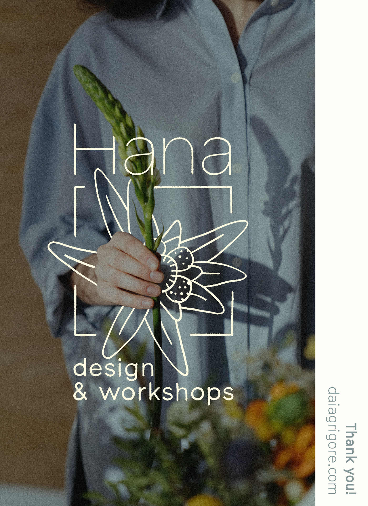 brand identity branding  design florist Flower Shop Flowers graphic design  identity logo visual