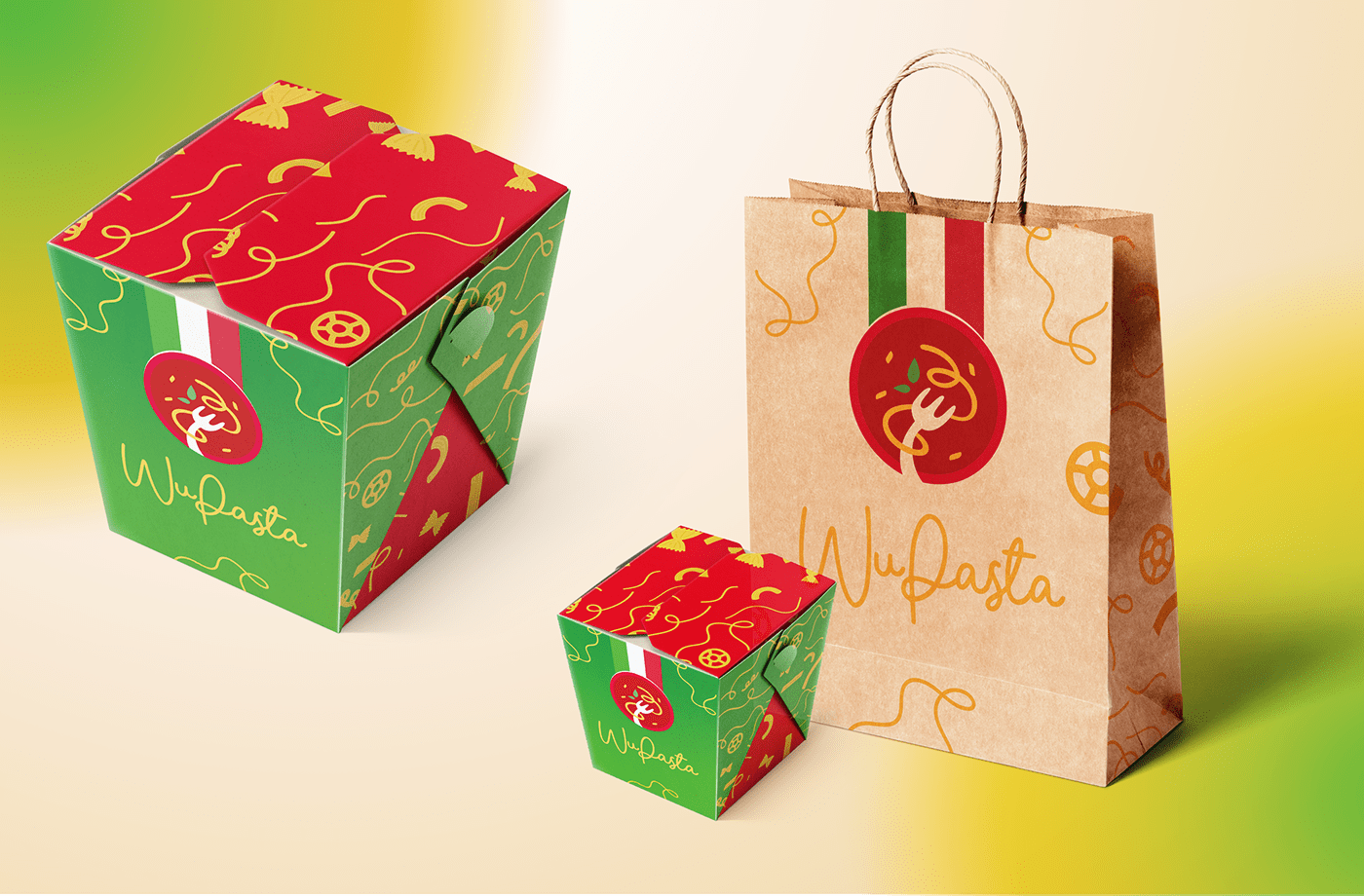 packaging design box productdesign Pasta package identity