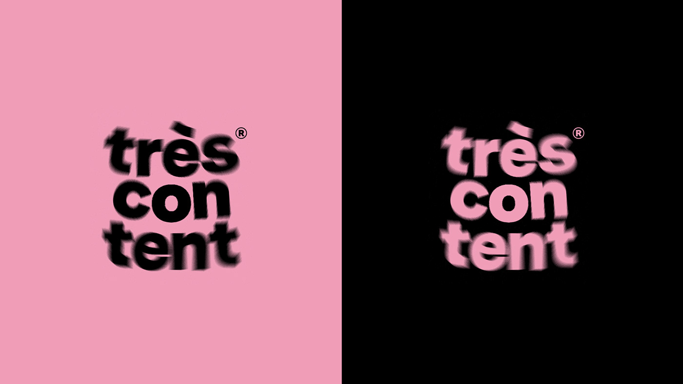 design graphic design  logo pink typography  
