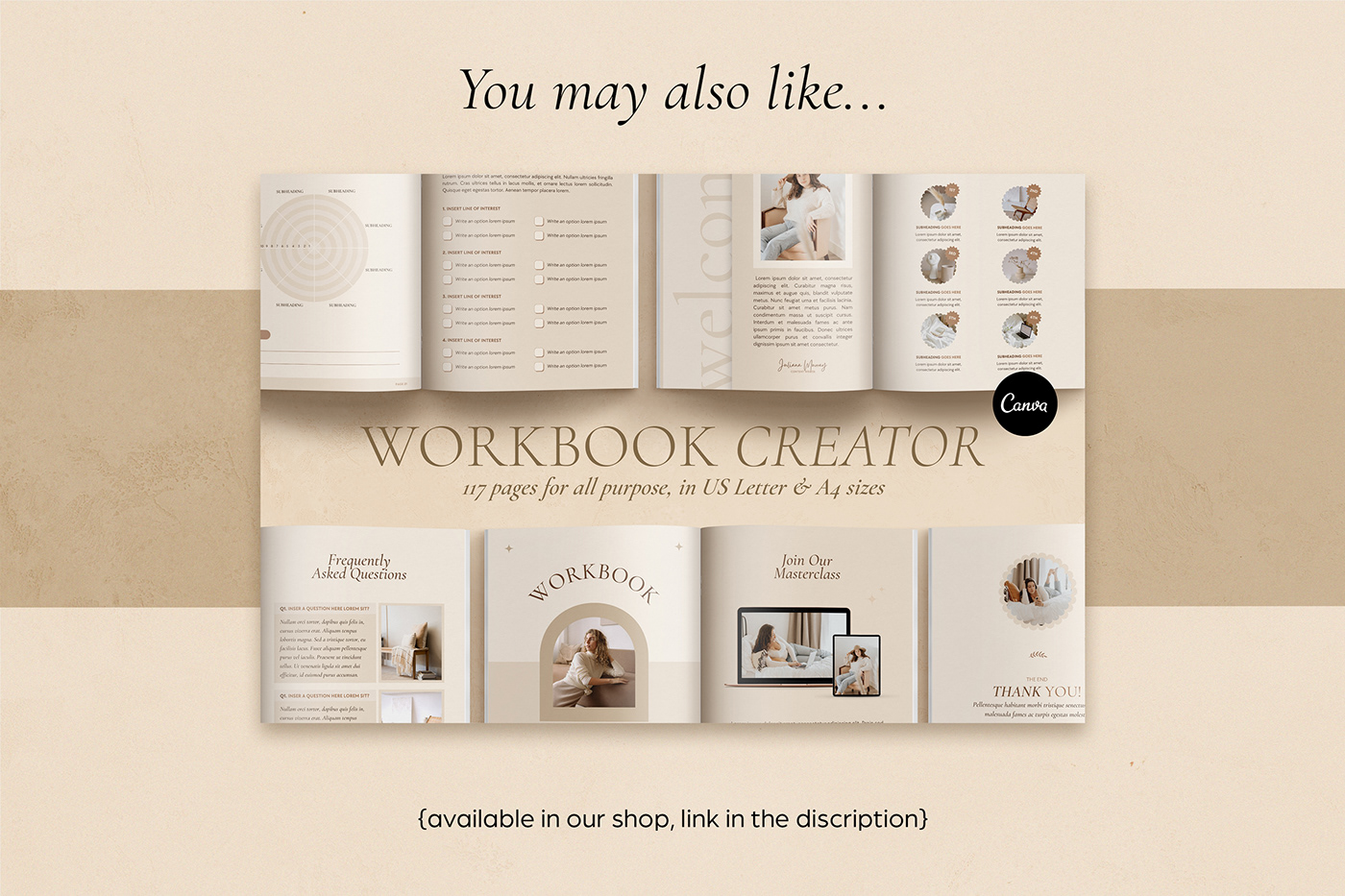 Canva template ebook ebook canva eBook design ebook template magazine magazine layout workbook workbook canva Workbook Template