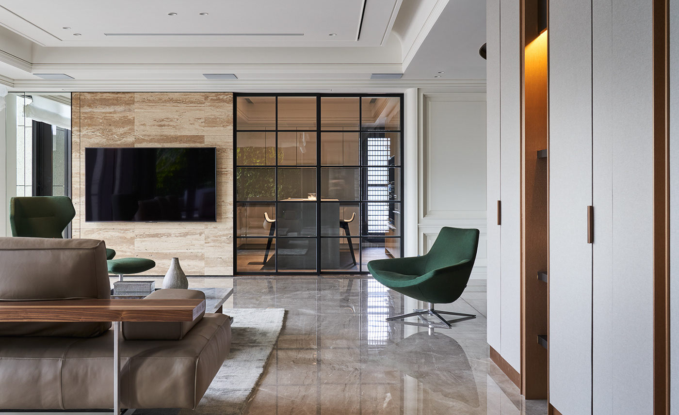 heycheese house interiors minimalist onework Residence Marble taiwan