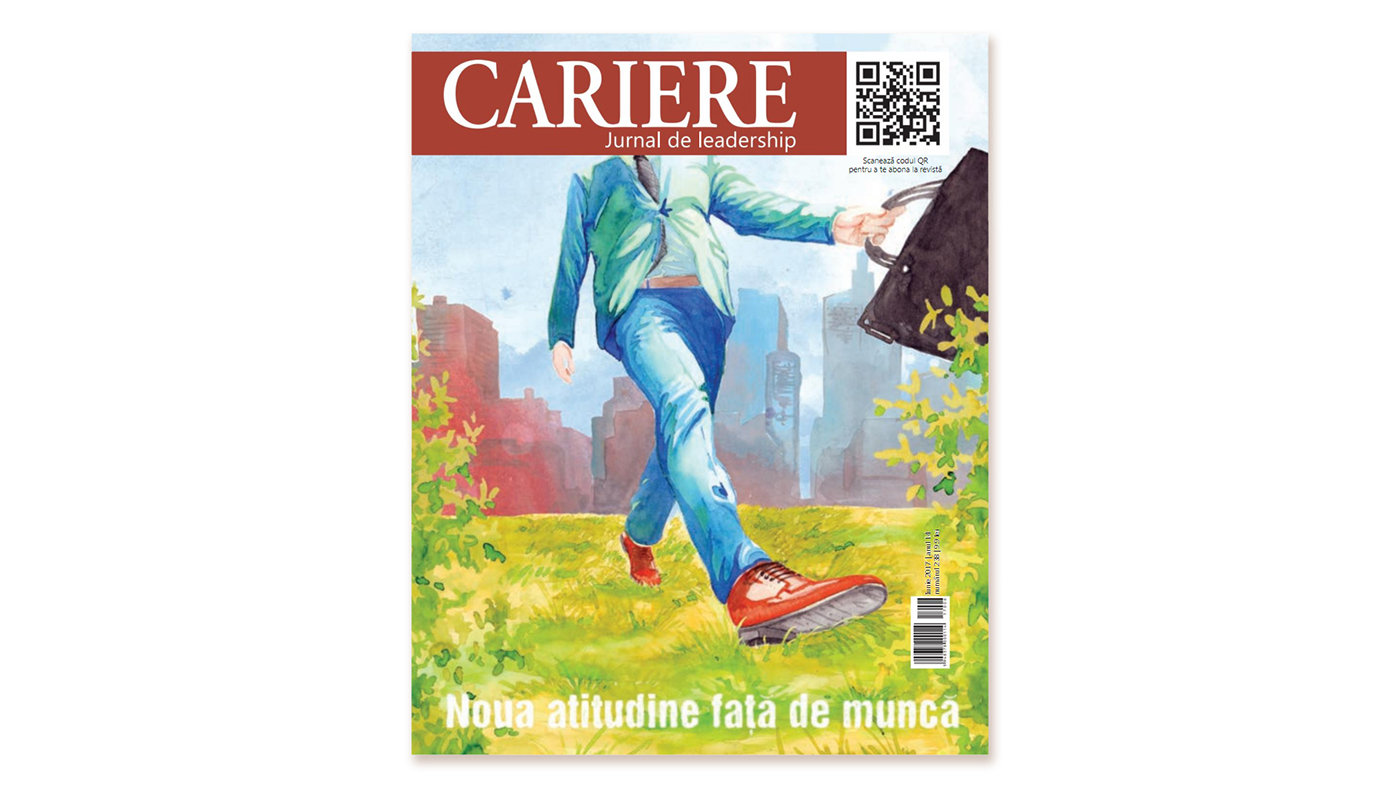 cariere cover illustration Magazine illustration anotheroutsider georgian constantin