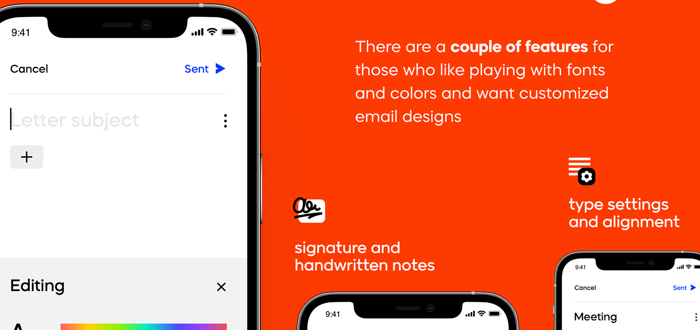 concept Email Figma Interface social Superapp