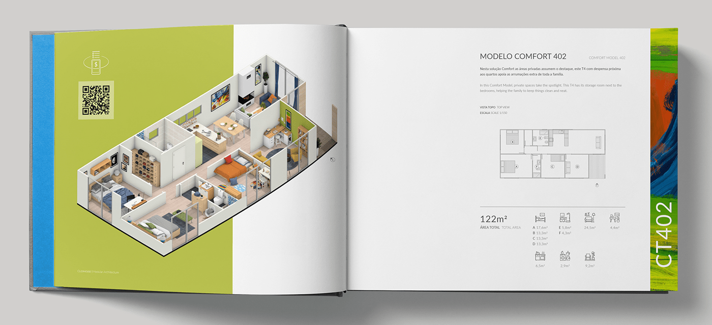 architecture modular editorial design  Isometric 3D interior design  decoration branding  design Web Design 