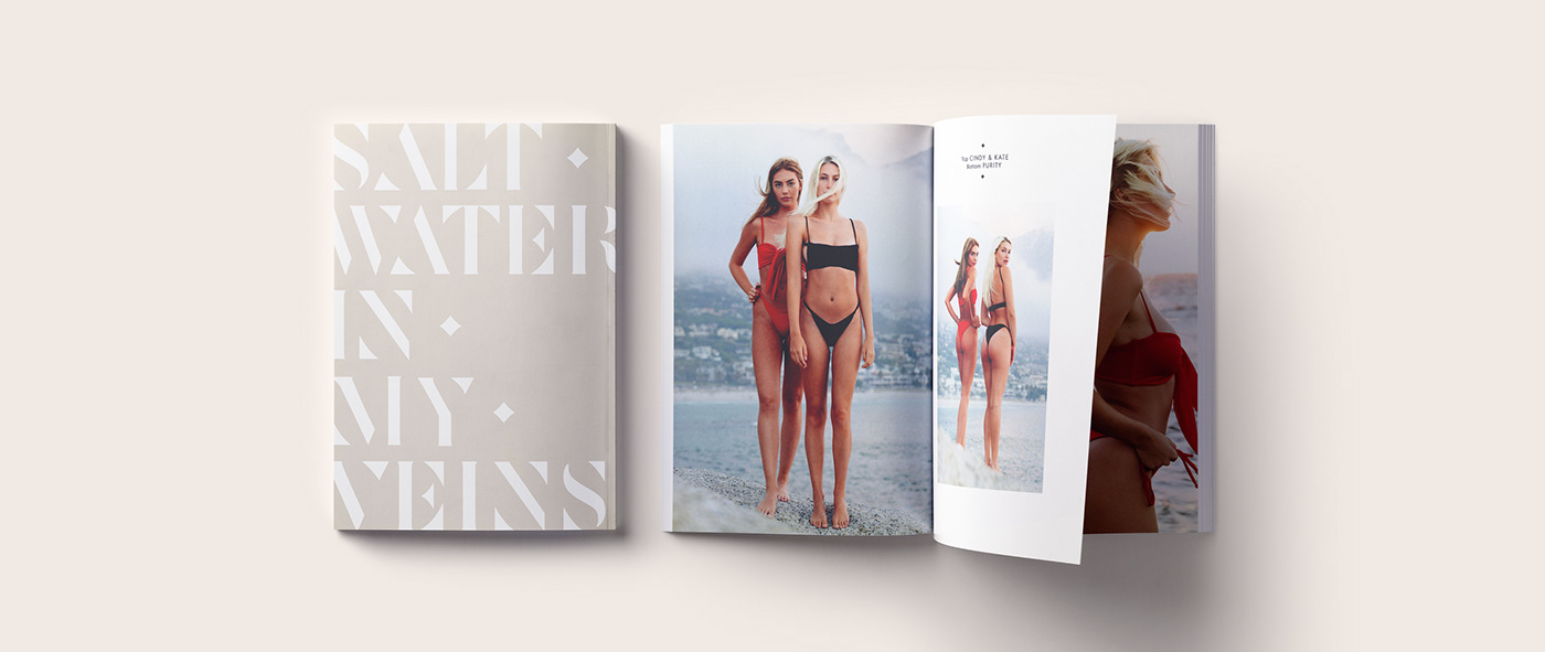 branding  editorial Fashion  INFLUENCER Lookbook minimal Packaging swimwear Typeface Ecommerce