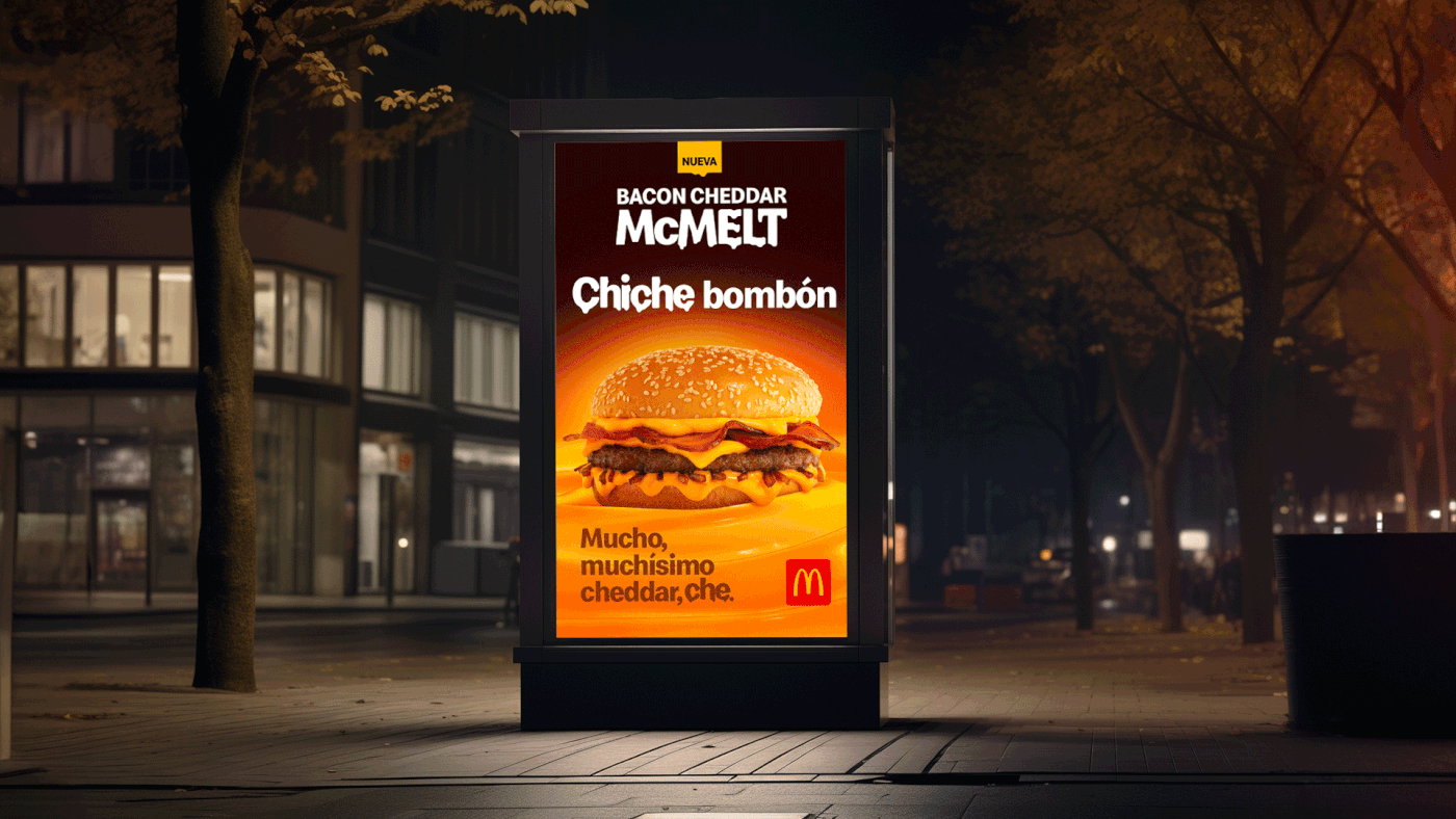 mcdonald's Advertising  branding  Fast food burger publicidad