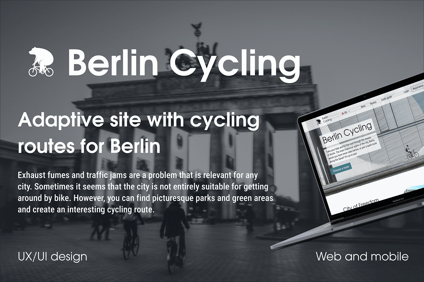 Adaptive ux/ui Web Design  Web mobile Bike Cycling Bicycle Website Figma