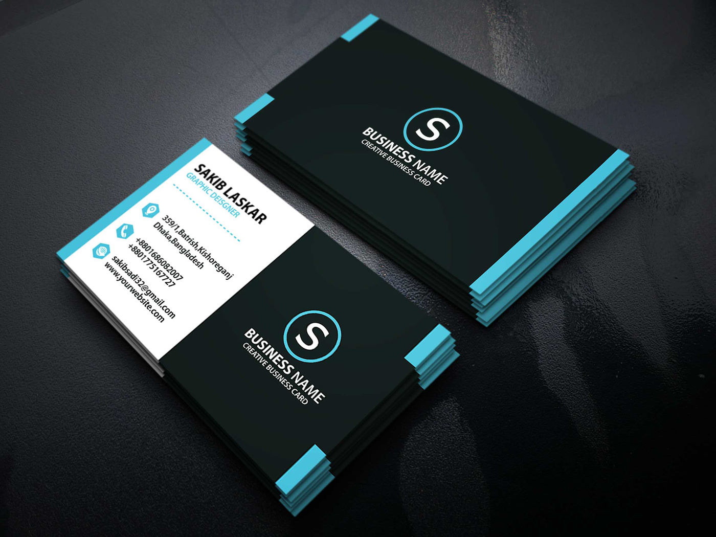 business business card clean property company business card Corporate Business Card creative design elegant modern