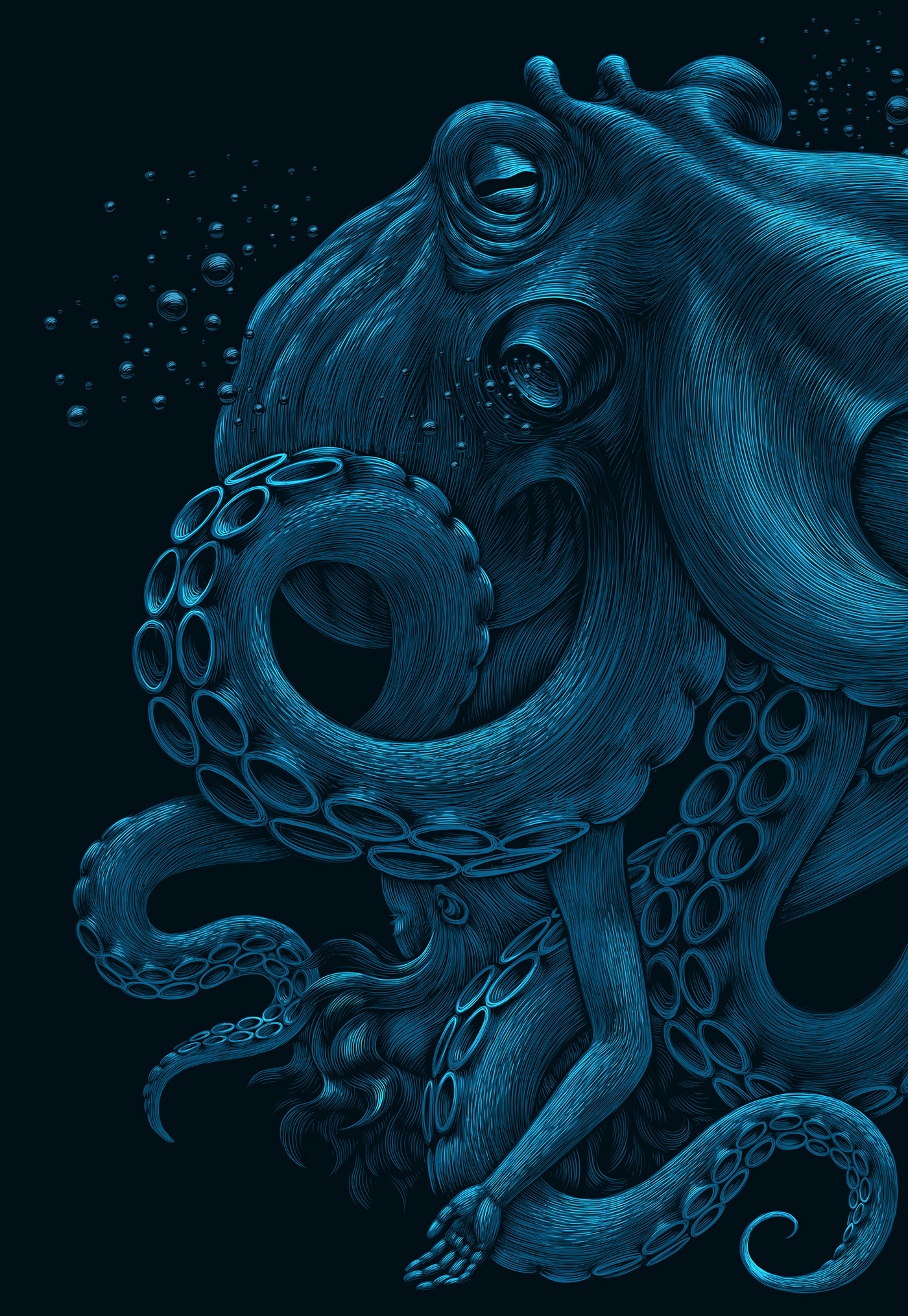 Aqualung deep diver louboutins Ocean octopus sea underwater water