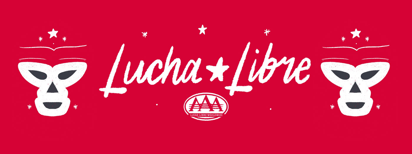 AAA lettering lucha libre luchas mexico ring Wrestling