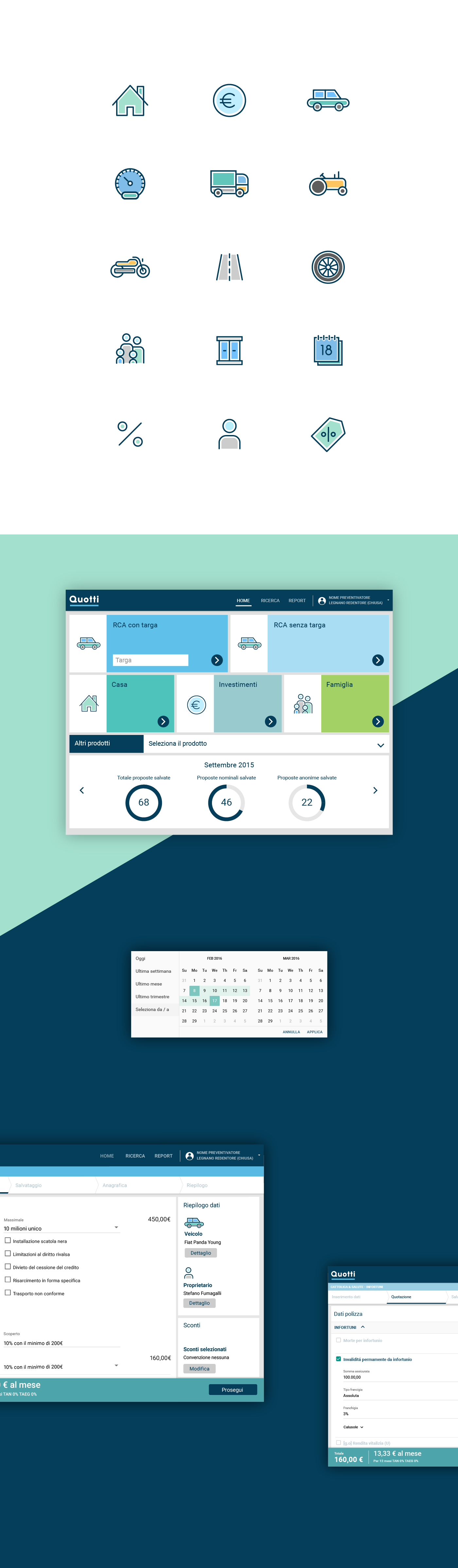 ui design UI Interaction design  web app dashboard italian design Milan design