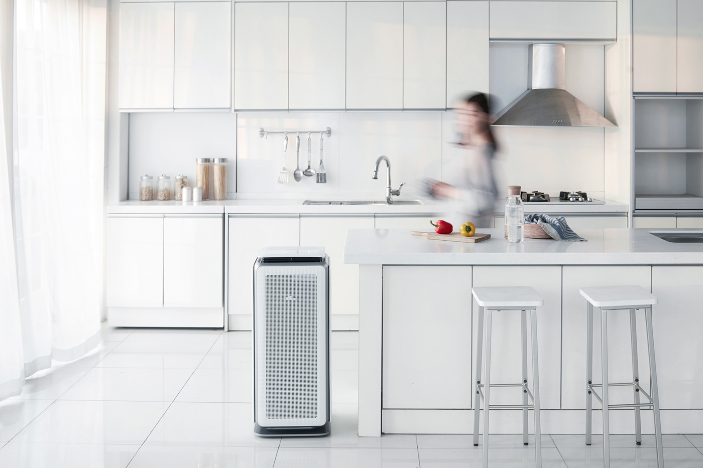 air purifier sensor family home clean Auto ai intelligence Stand