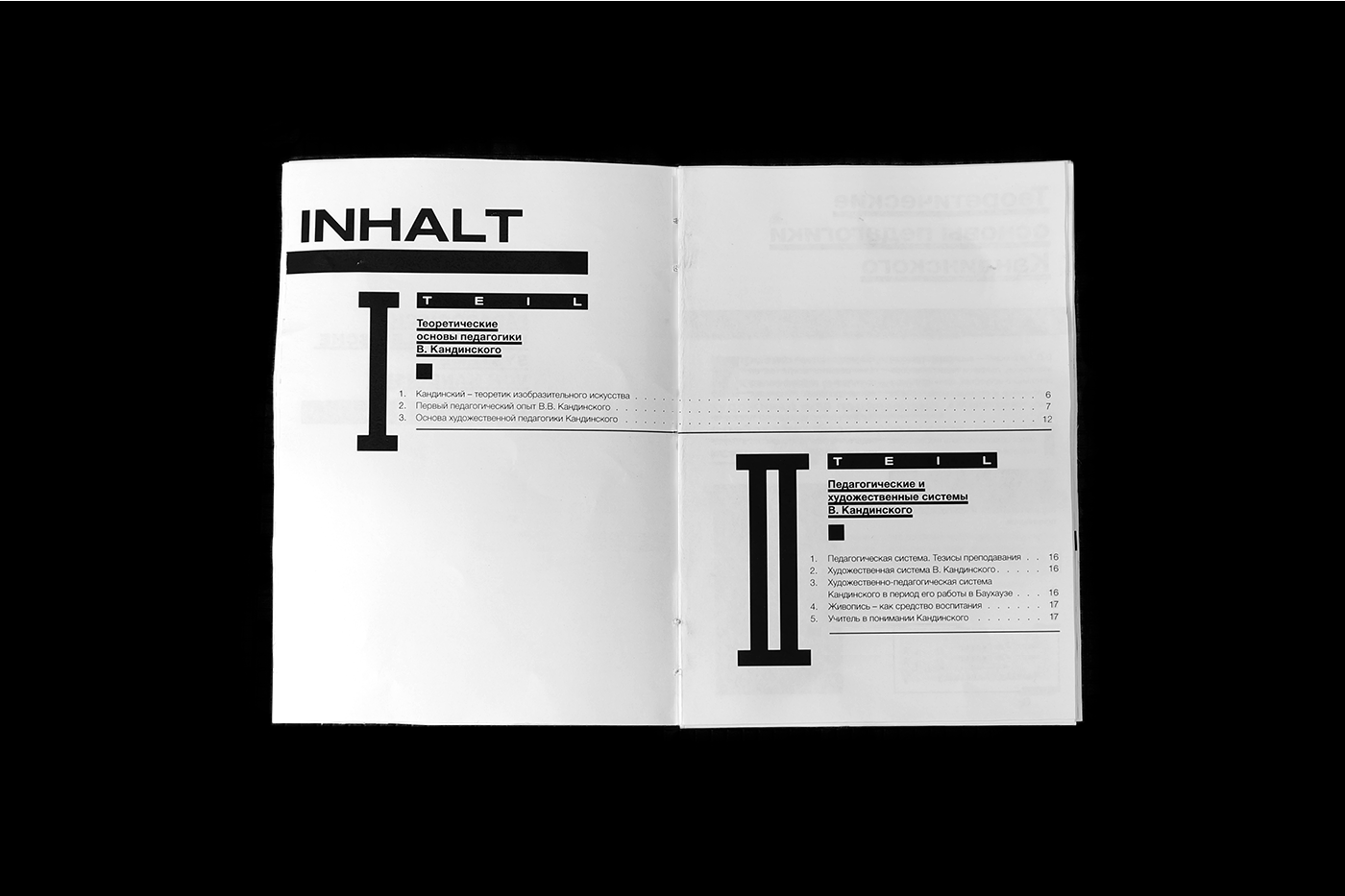 bauhaus kandinsky typography   editorial graphic broshure graphic design 