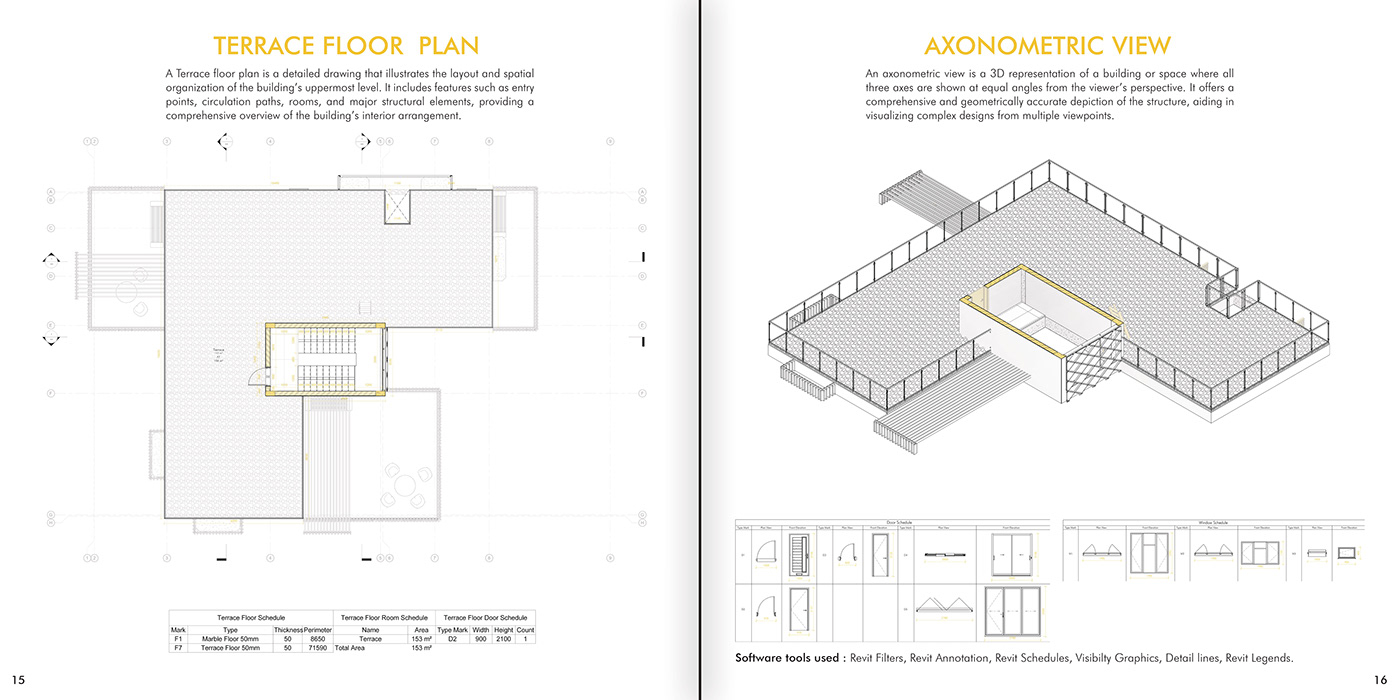 residential Bungalow design architecture academic revit Revit Architecture modern interior design  Render